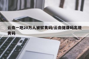 云南一地20万人被赋黄码/云南健康码出现黄码