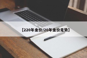 【220年金价/20年金价走势】