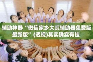 辅助神器“微信家乡大贰辅助器免费版最新版”(透视)其实确实有挂 