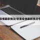 甘肃疫情最新情况/甘肃疫情最新情况今日新增