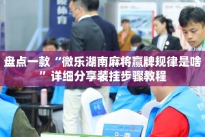 盘点一款“微乐湖南麻将赢牌规律是啥”详细分享装挂步骤教程