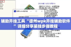 辅助开挂工具“德州wpk开挂辅助软件”详细分享装挂步骤教程