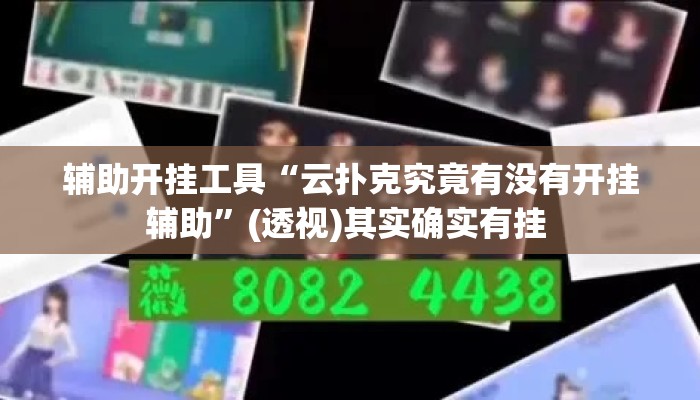 辅助神器“旺旺福建麻将是怎么开挂的”揭秘透视辅助万能挂用法