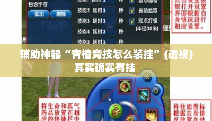 辅助神器“青橙竞技怎么装挂”(透视)其实确实有挂 