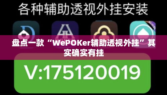 盘点一款“WePOKer辅助透视外挂	”其实确实有挂