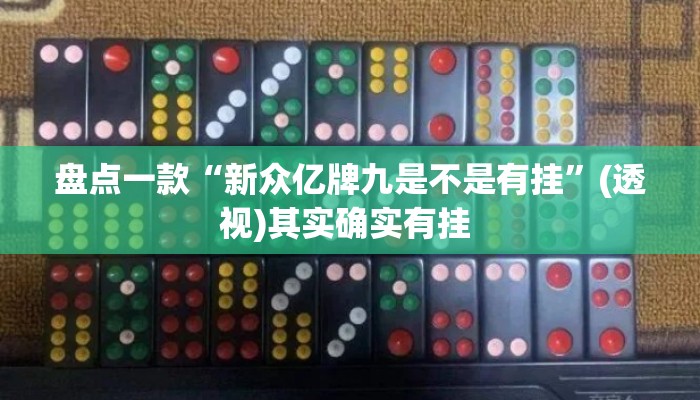 盘点一款“新众亿牌九是不是有挂	”(透视)其实确实有挂 