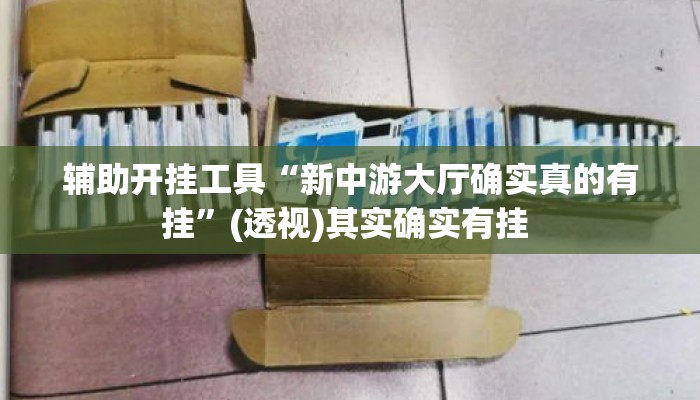 辅助开挂工具“新中游大厅确实真的有挂	”(透视)其实确实有挂 