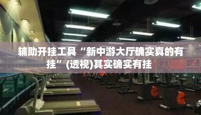 辅助开挂工具“新中游大厅确实真的有挂”(透视)其实确实有挂 