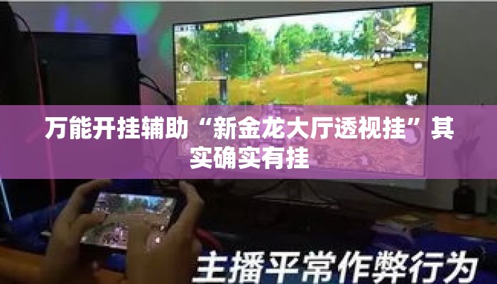 万能开挂辅助“新金龙大厅透视挂	”其实确实有挂