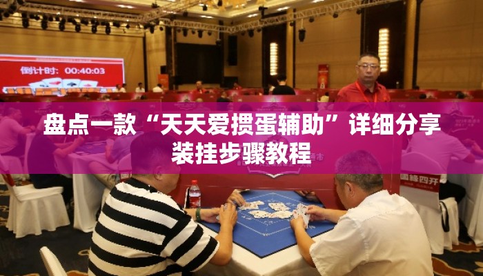 盘点一款“天天爱掼蛋辅助”详细分享装挂步骤教程