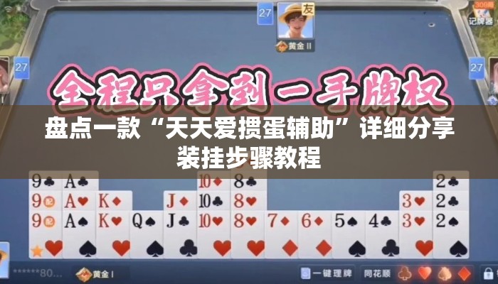 盘点一款“天天爱掼蛋辅助”详细分享装挂步骤教程
