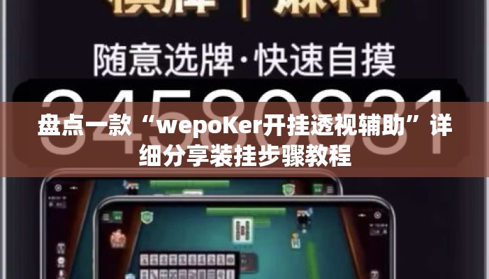 盘点一款“wepoKer开挂透视辅助	”详细分享装挂步骤教程