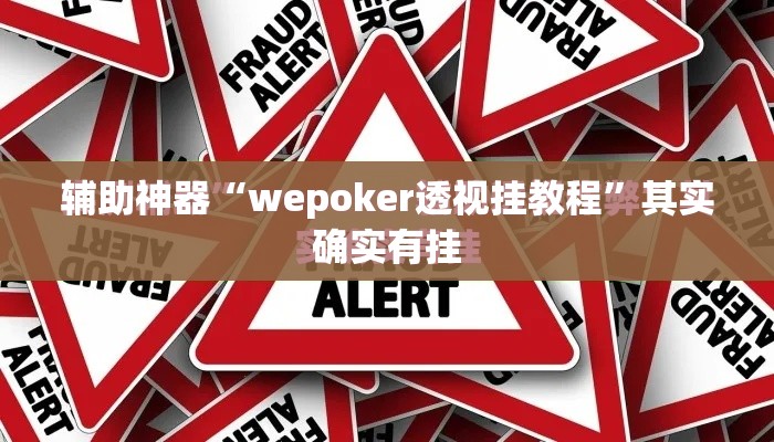 辅助神器“wepoker透视挂教程”其实确实有挂