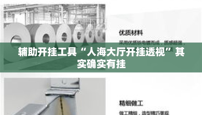 辅助开挂工具“人海大厅开挂透视”其实确实有挂