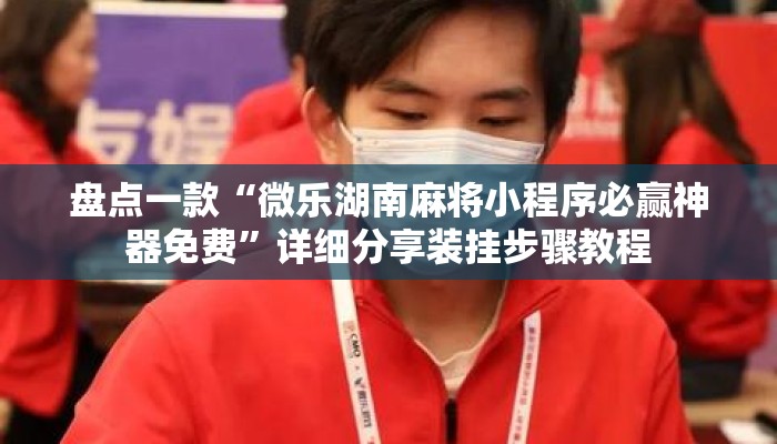 盘点一款“微乐湖南麻将小程序必赢神器免费”详细分享装挂步骤教程