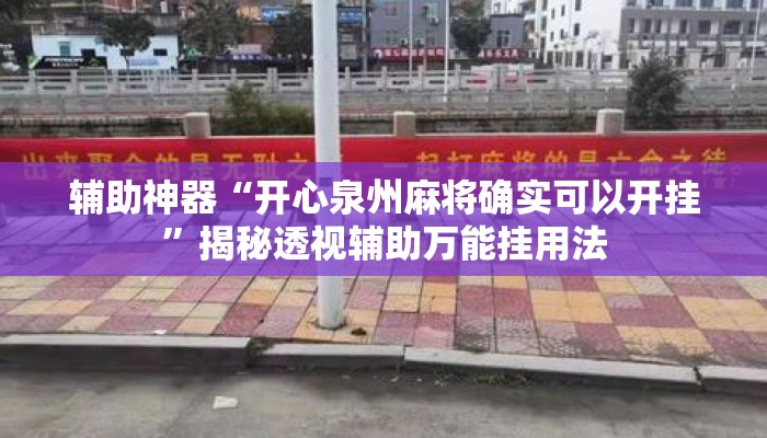 辅助神器“开心泉州麻将确实可以开挂”揭秘透视辅助万能挂用法