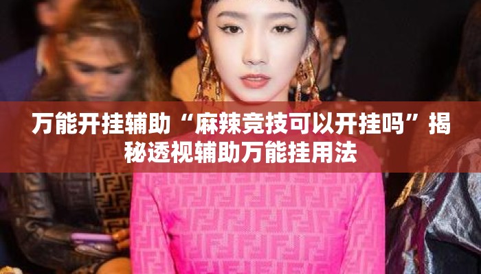 万能开挂辅助“麻辣竞技可以开挂吗”揭秘透视辅助万能挂用法