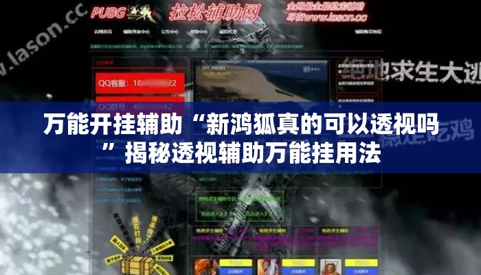 万能开挂辅助“新鸿狐真的可以透视吗”揭秘透视辅助万能挂用法