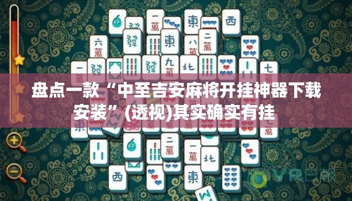 盘点一款“中至吉安麻将开挂神器下载安装	”(透视)其实确实有挂 