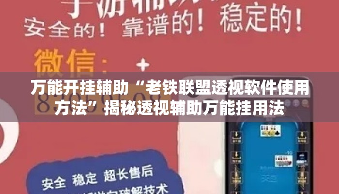 万能开挂辅助“老铁联盟透视软件使用方法”揭秘透视辅助万能挂用法