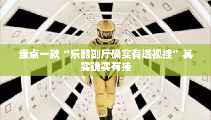 盘点一款“乐酷副厅确实有透视挂	”其实确实有挂
