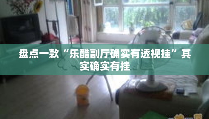盘点一款“乐酷副厅确实有透视挂	”其实确实有挂