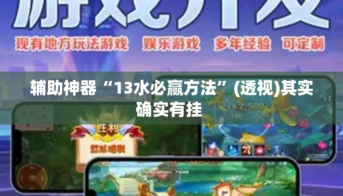 辅助神器“13水必赢方法”(透视)其实确实有挂 