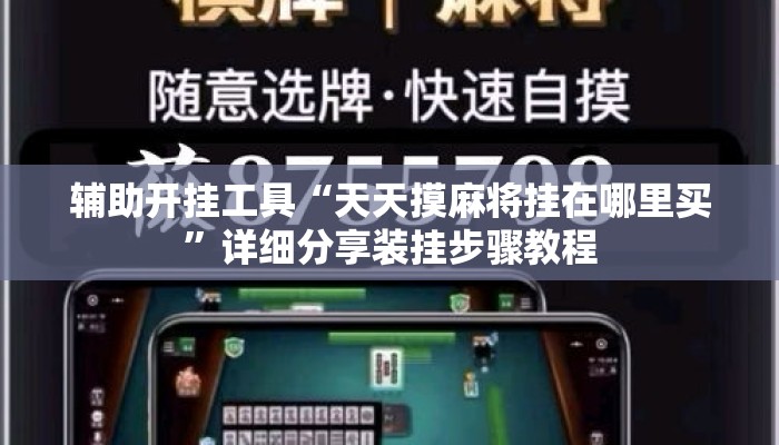 辅助开挂工具“天天摸麻将挂在哪里买”详细分享装挂步骤教程