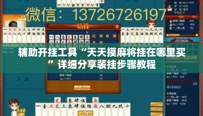 辅助开挂工具“天天摸麻将挂在哪里买	”详细分享装挂步骤教程