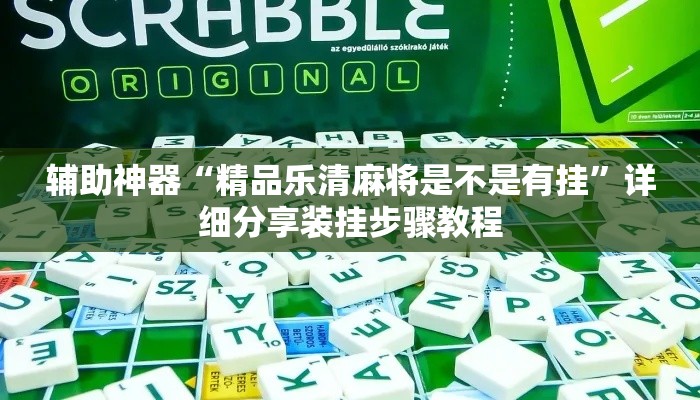 辅助神器“精品乐清麻将是不是有挂”详细分享装挂步骤教程