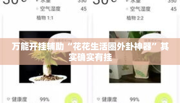 万能开挂辅助“花花生活圈外卦神器	”其实确实有挂