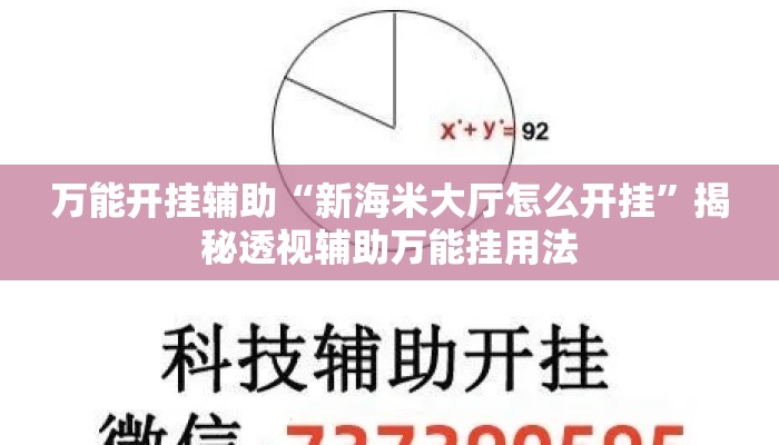 万能开挂辅助“新海米大厅怎么开挂”揭秘透视辅助万能挂用法