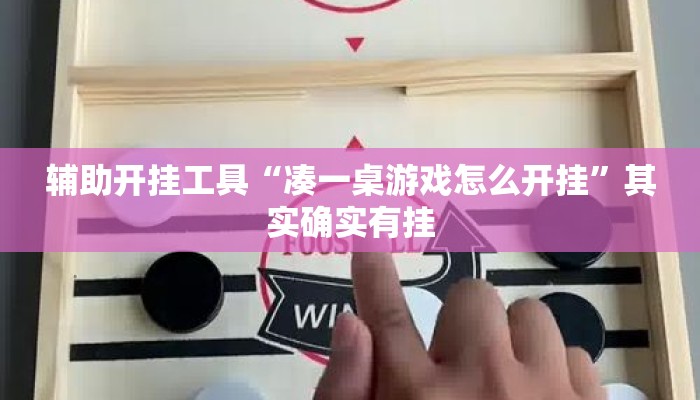 辅助开挂工具“凑一桌游戏怎么开挂	”其实确实有挂