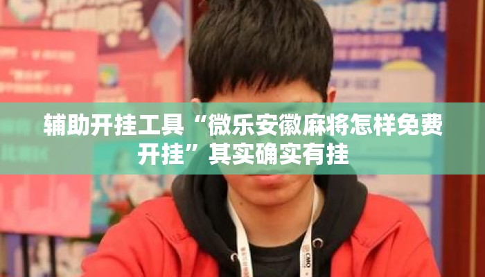 辅助开挂工具“微乐安徽麻将怎样免费开挂	”其实确实有挂