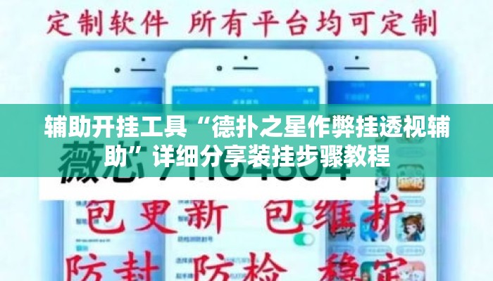 辅助开挂工具“德扑之星作弊挂透视辅助”详细分享装挂步骤教程