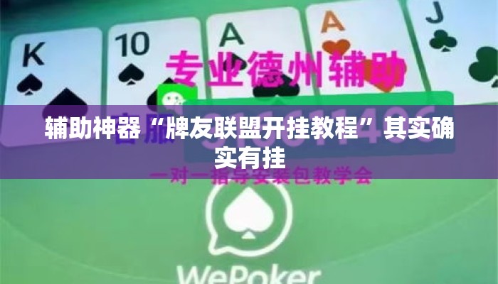 辅助神器“牌友联盟开挂教程	”其实确实有挂