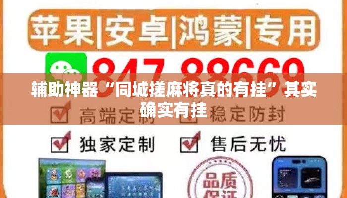 辅助神器“同城搓麻将真的有挂”其实确实有挂