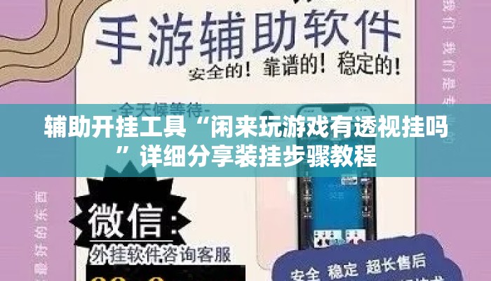 辅助开挂工具“闲来玩游戏有透视挂吗”详细分享装挂步骤教程