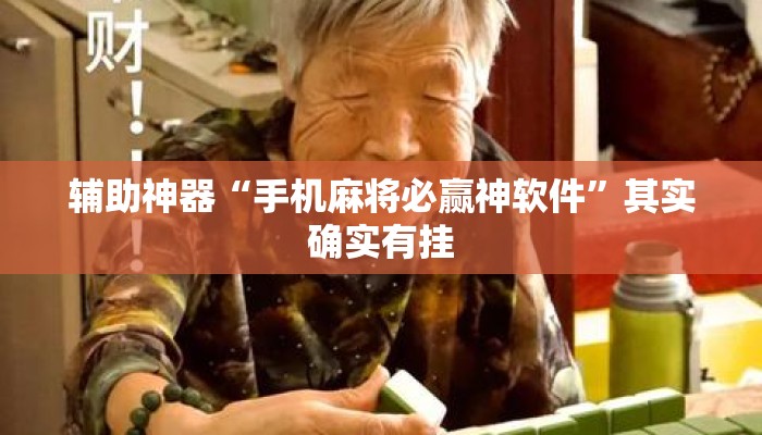 辅助神器“手机麻将必赢神软件”其实确实有挂