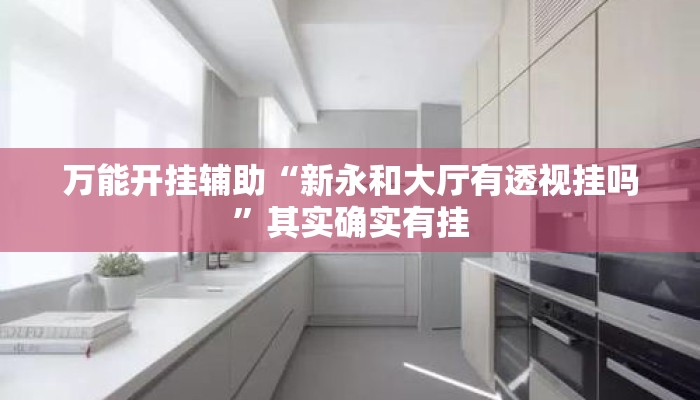 万能开挂辅助“新永和大厅有透视挂吗”其实确实有挂