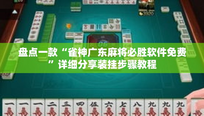 盘点一款“雀神广东麻将必胜软件免费”详细分享装挂步骤教程