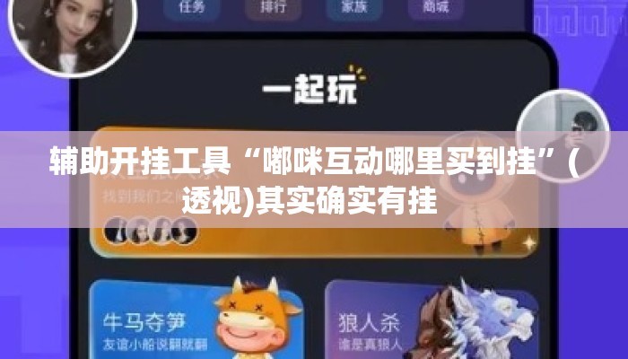 辅助开挂工具“嘟咪互动哪里买到挂”(透视)其实确实有挂 