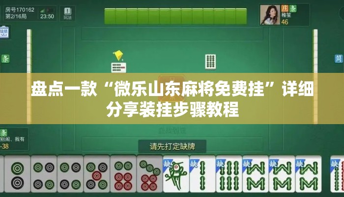 盘点一款“微乐山东麻将免费挂”详细分享装挂步骤教程