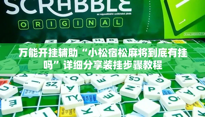 万能开挂辅助“小松宿松麻将到底有挂吗”详细分享装挂步骤教程