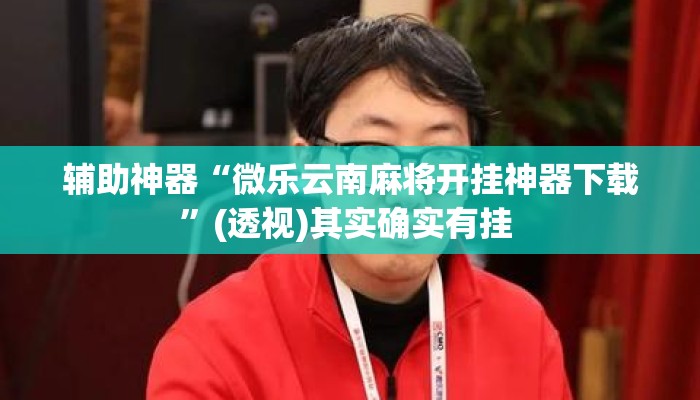 辅助神器“微乐云南麻将开挂神器下载”(透视)其实确实有挂 
