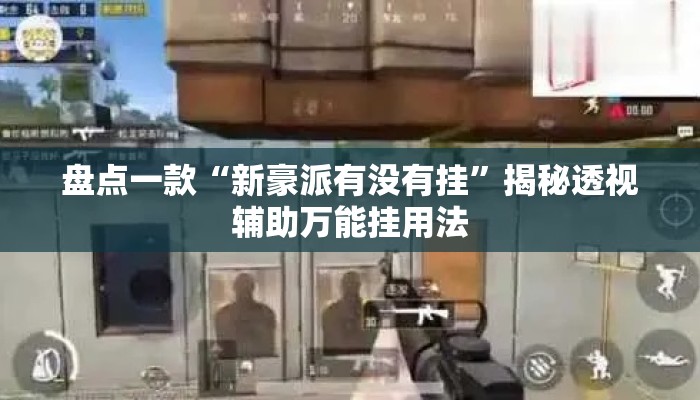 盘点一款“新豪派有没有挂	”揭秘透视辅助万能挂用法
