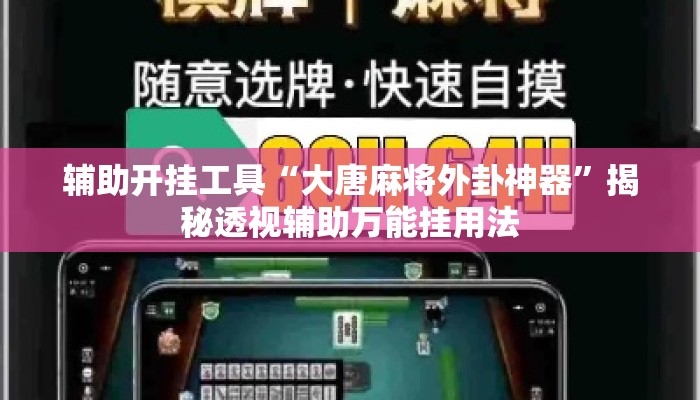 辅助开挂工具“大唐麻将外卦神器”揭秘透视辅助万能挂用法