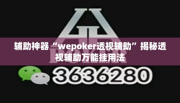 辅助神器“wepoker透视辅助”揭秘透视辅助万能挂用法