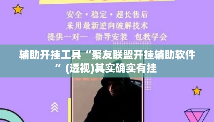 辅助开挂工具“聚友联盟开挂辅助软件”(透视)其实确实有挂 