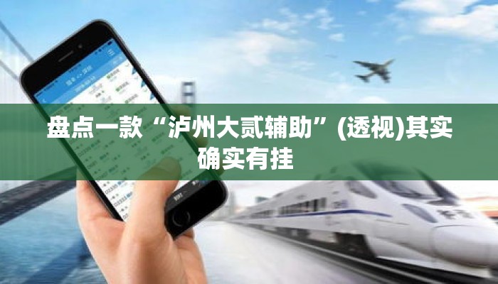 盘点一款“泸州大贰辅助”(透视)其实确实有挂 